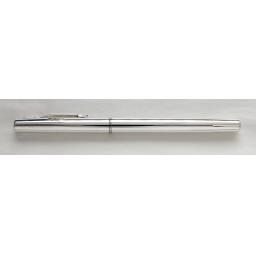 The William Manton Sterling Silver Roller Ball Pen with Barley Engine Turned Pattern or Plain