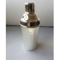 Sterling Silver Cocktail Shaker with feature Hallmark