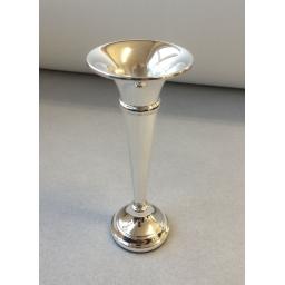 Sterling Silver Trumpet Vase