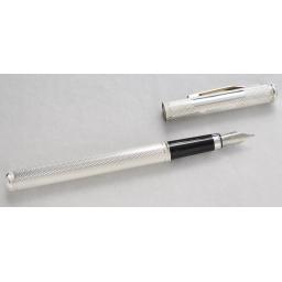 The Pulse Fountain Pen with engine turned Pattern