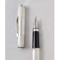 The Pulse Fountain Pen with engine turned Pattern